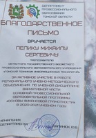 Благодарственные письма Департамента профессионального образования Томской области - изображение 0