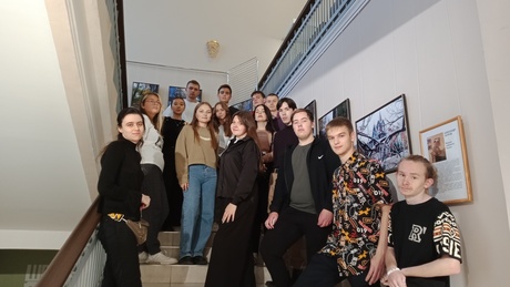 Студенты ТТИТ посетили Томский областной краеведческий музей для встречи с родственником А.А.Бакакина